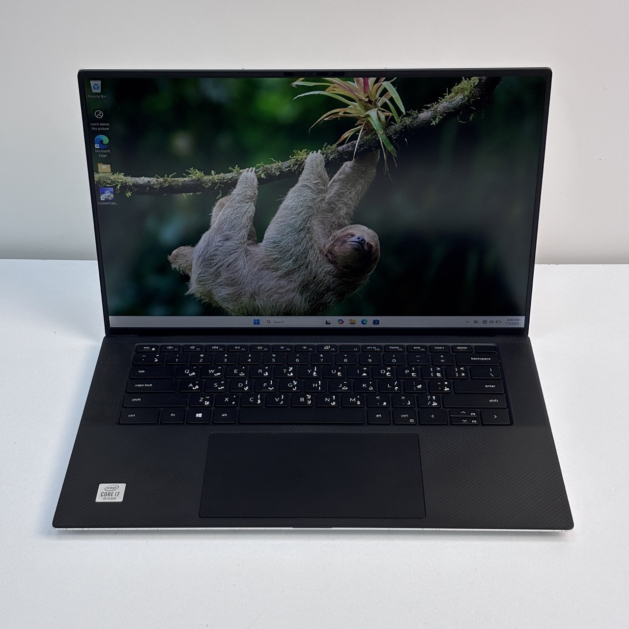 Dell XPS 15 9500– 10th Gen / Intel Core i7-10750H/ 15 inch FHD/ 512GB SSD / 16GB RAM / 4GB NVIDIA GeForce GTX 1650 Graphics / English  & Arabic Keyboard