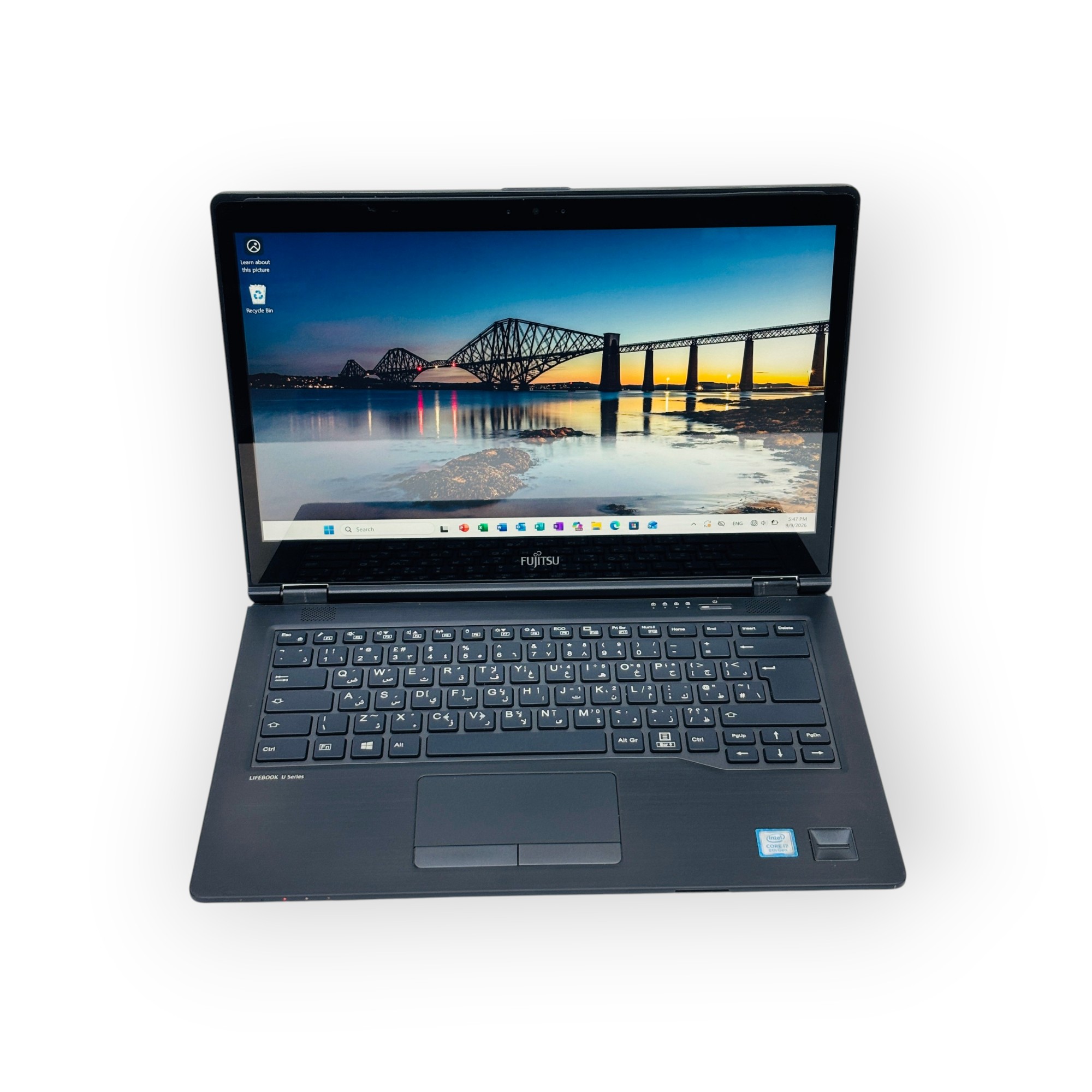 Fujitsu LifeBook– 8th Gen/ Intel Core i7-8650U/ 14 inch Touchscreen/ 256GB SSD/ 8GB RAM/ Intel UHD Graphics