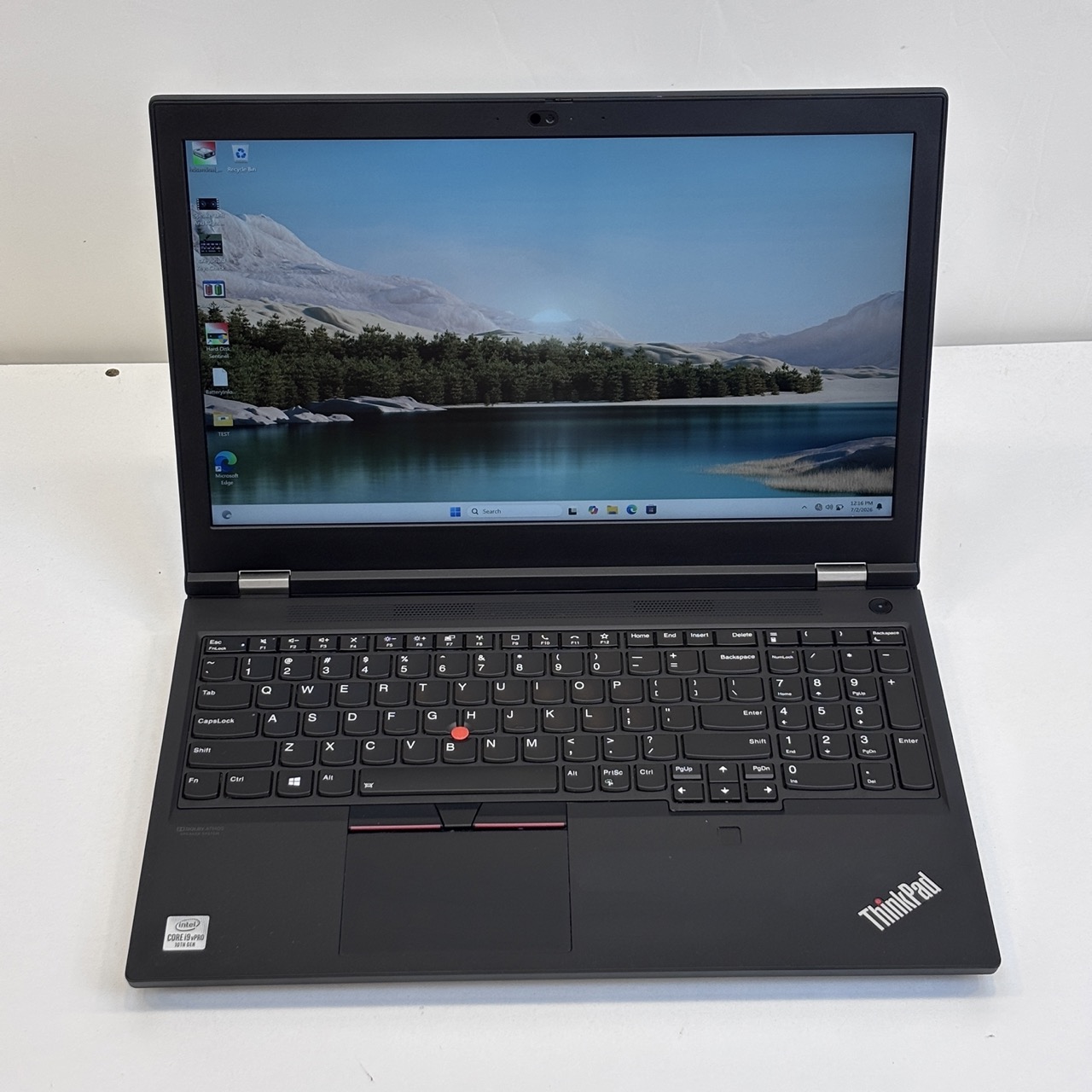 Lenovo ThinkPad P15– 10th Gen / Intel Core i9-10885H  /16 inch 4k/ 512GB SSD / 16GB RAM / 16GB NVIDIA Quadro RTX 5000 Graphics / Windows 11/ English  Keyboard / Black