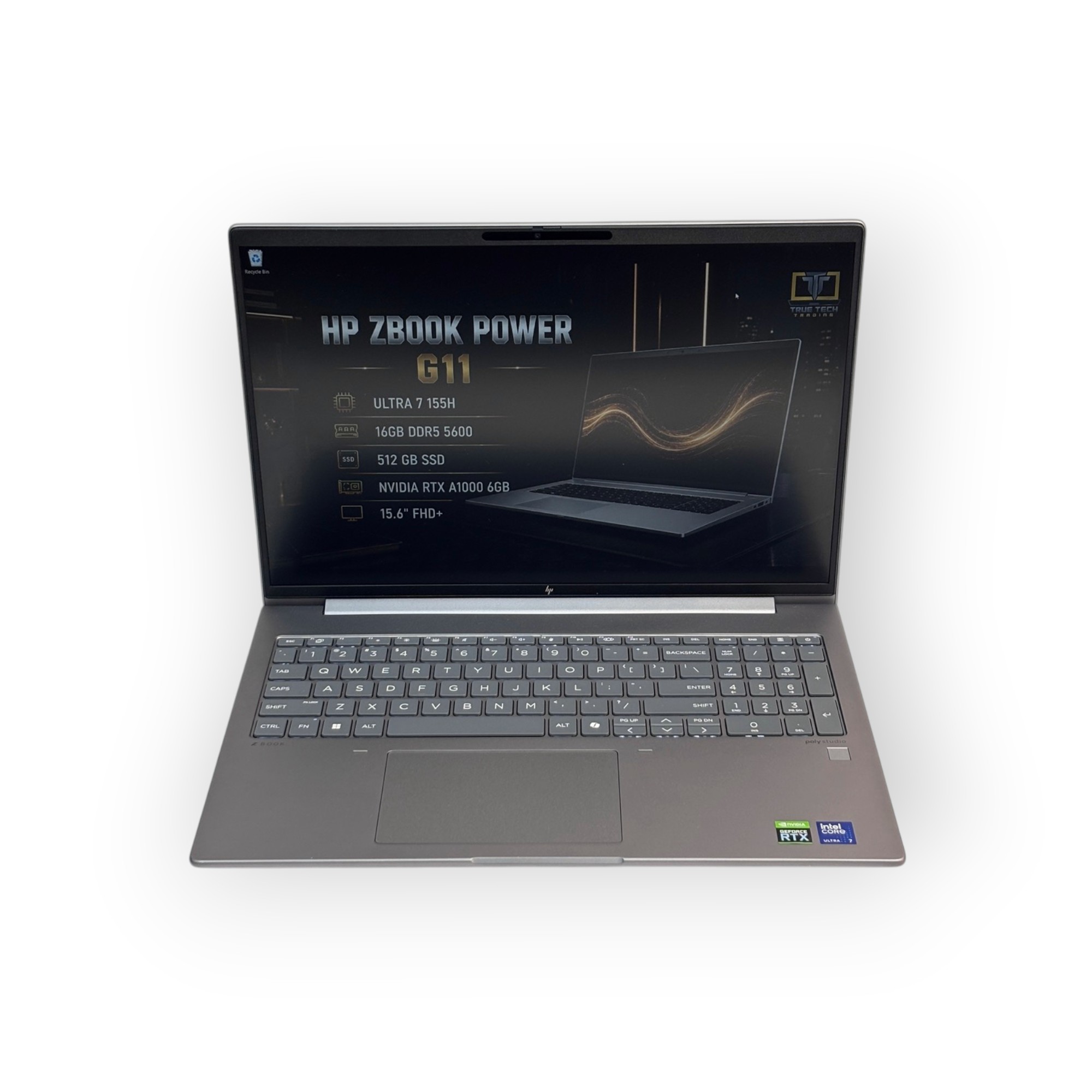 HP ZBOOK POWER G11 / Intel Core Ultra 7 155H / 14th Gen / 16" Display / 16GB DDR5 5600MHz RAM / 512GB M.2 NVMe SSD / NVIDIA RTX A1000  ADA 6GB Graphics / Workstation Laptop  15 inch