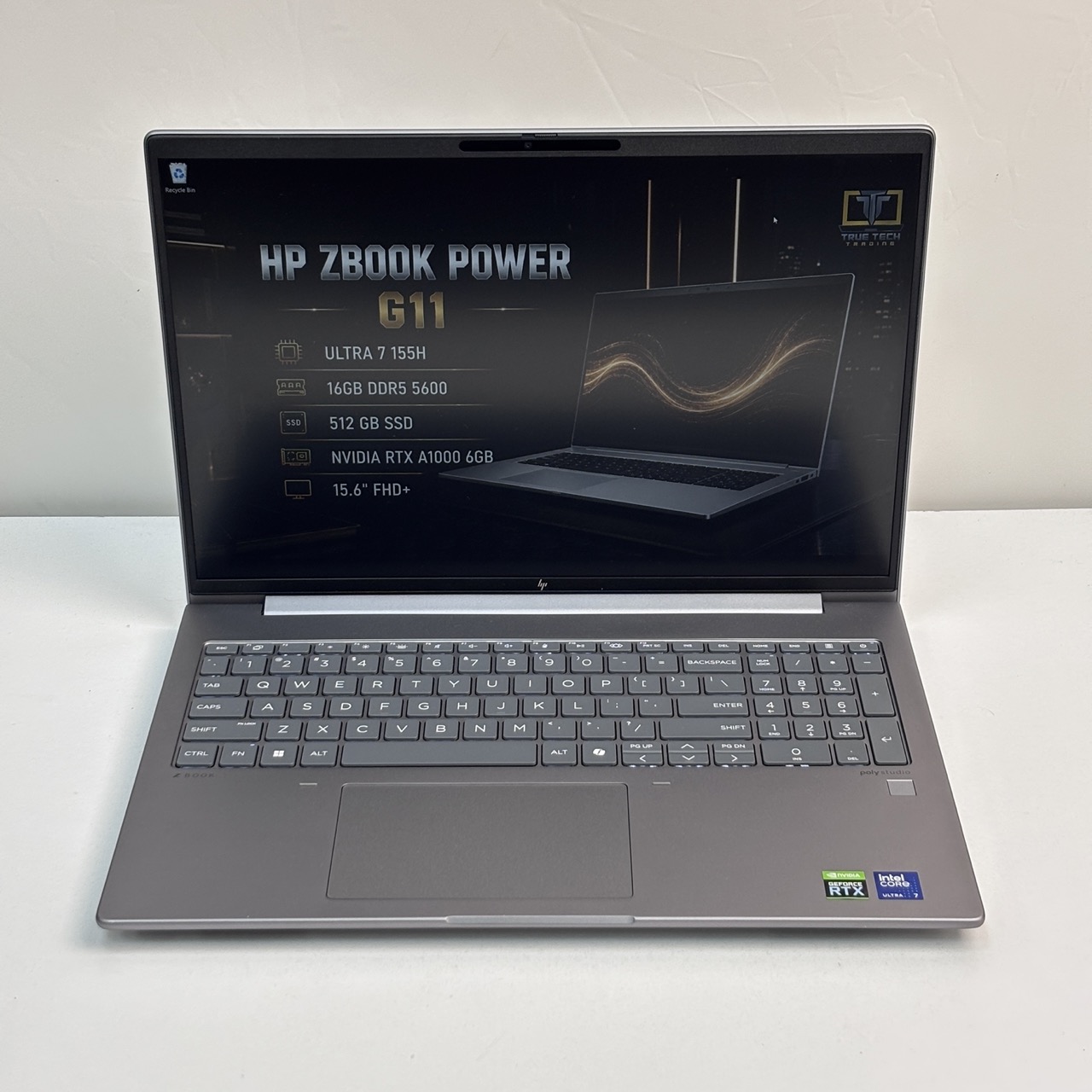 HP ZBOOK POWER G11 / Intel Core Ultra 7 155H / 14th Gen / 16" Display / 16GB DDR5 5600MHz RAM / 512GB M.2 NVMe SSD / NVIDIA RTX A1000  ADA 6GB Graphics / Workstation Laptop