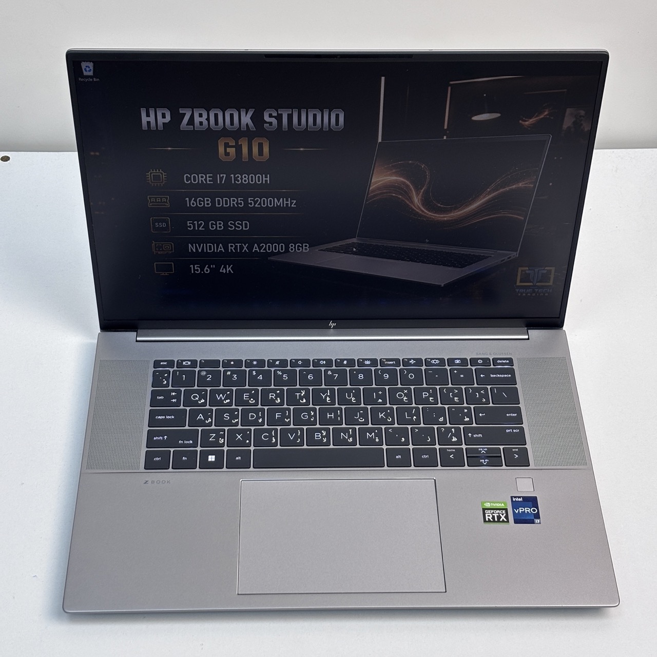 HP ZBOOK STUDIO G10 / Intel Core i7-13800H / 13th Gen / 16" 4K Display / 16GB DDR5 5200MHz / 512GB SSD / NVIDIA RTX A2000 ADA 8GB Graphics / Silver / Workstation Laptop