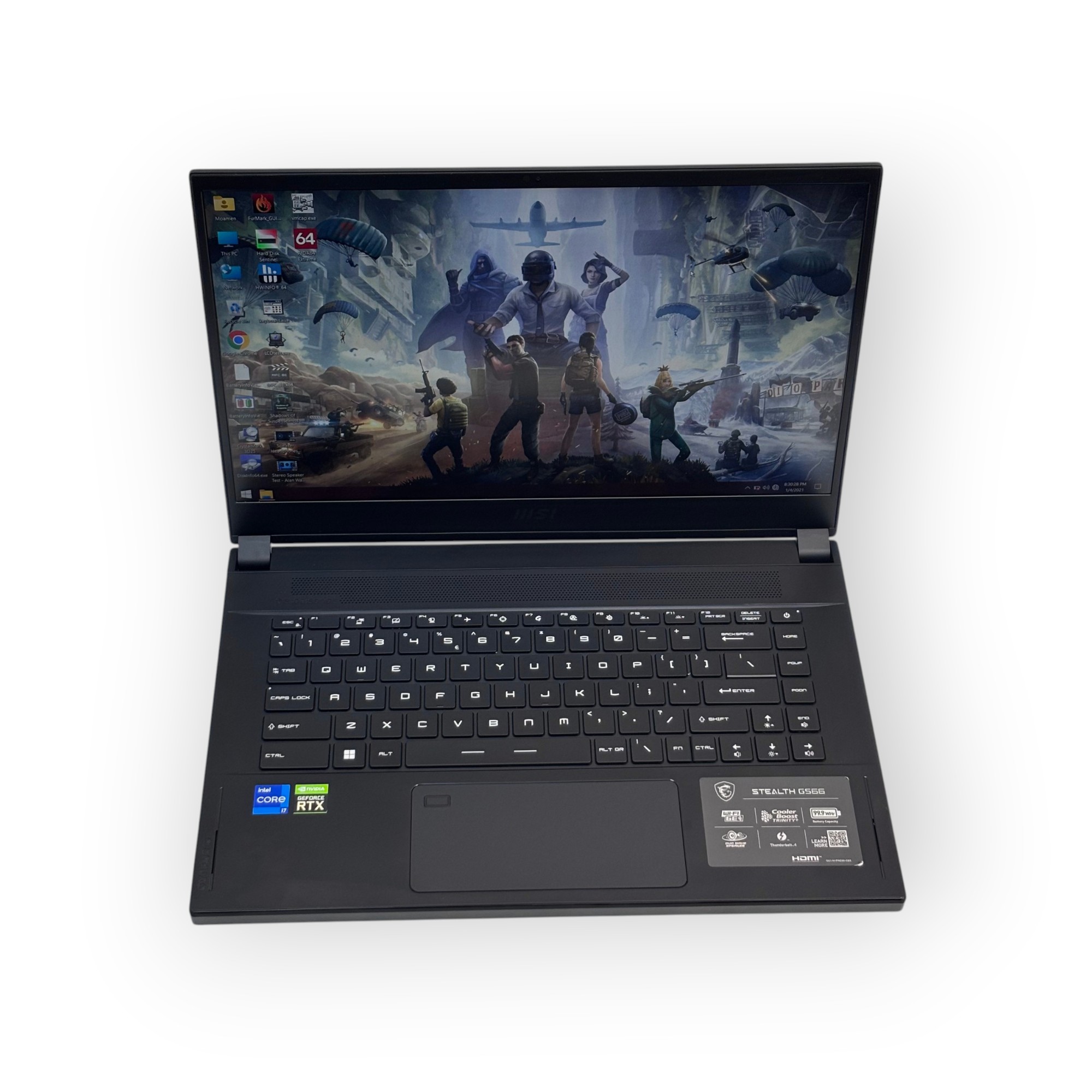MSI GS66 Stealth Gaming Laptop -12th Gen/Intel Core i7-12700H / 15.6 inch FHD / 512 SSD / 16GB RAM / 8GB NVIDIA GeForce RTX 3070 Ti Graphics / Windows 11 Pro / English Key / Black