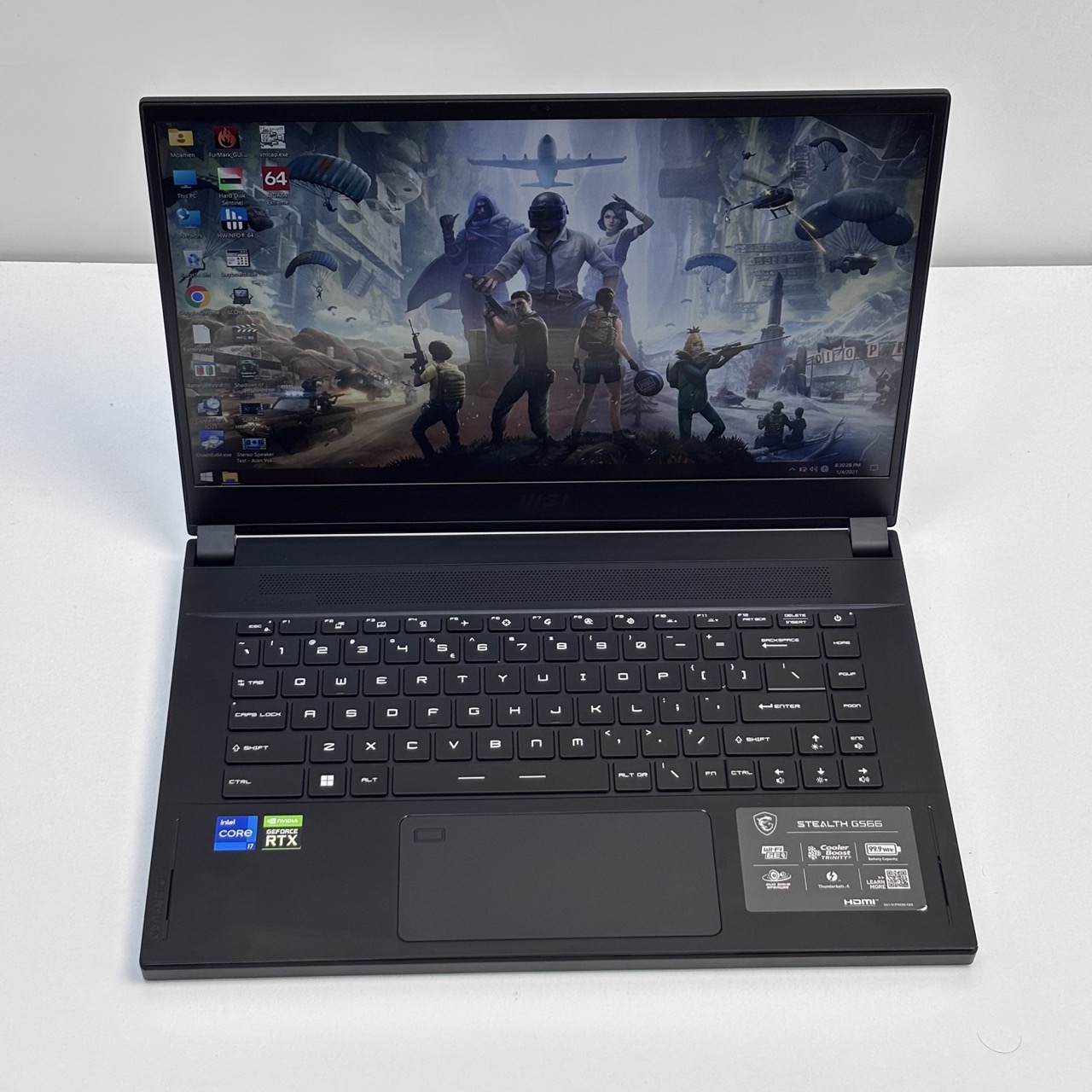 MSI Stealth GS66 Gaming Laptop  – 12th Gen/ Intel Core i7-12700HH/ 15.6" FHD Display / 16GB RAM / 512GB SSD / 16GB NVIDIA GeForce RTX 3080 Graphics