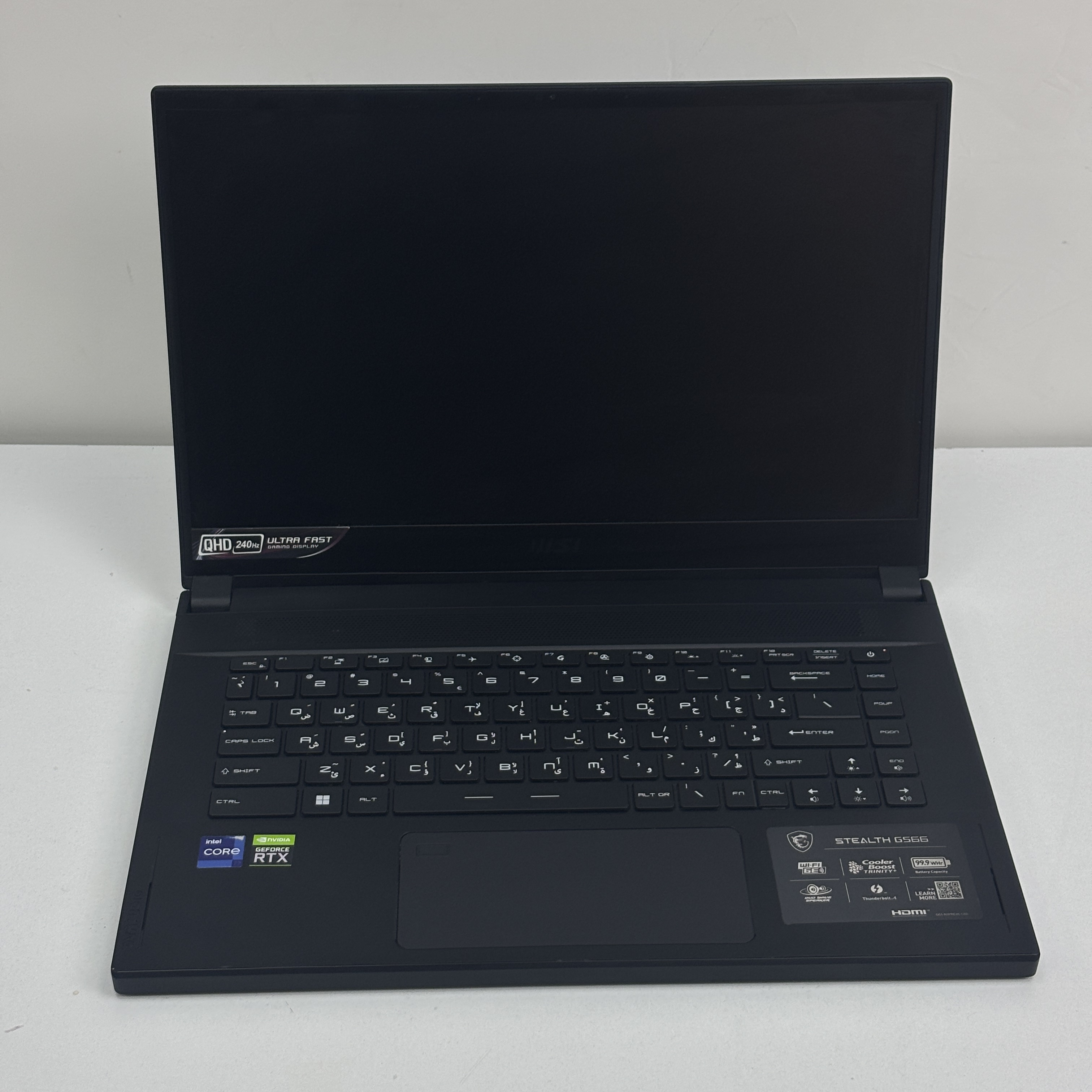 MSI Stealth GS66 Gaming Laptop  – 12th Gen/ Intel Core i9-12900H/ 15.6" FHD Display / 16GB RAM / 512GB SSD / 16GB NVIDIA RTX 3080 Graphics