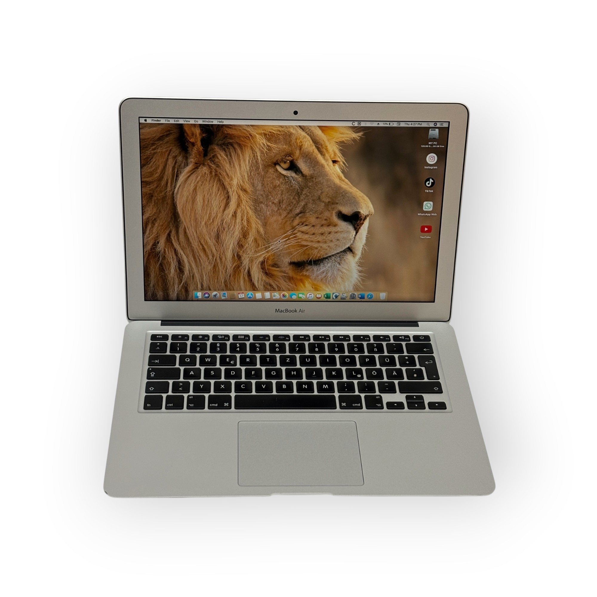 Apple MacBook Air– 2015/ Intel Core i5/ 13 inch/ 128GB SSD/ 8GB RAM/ Intel HD Graphics