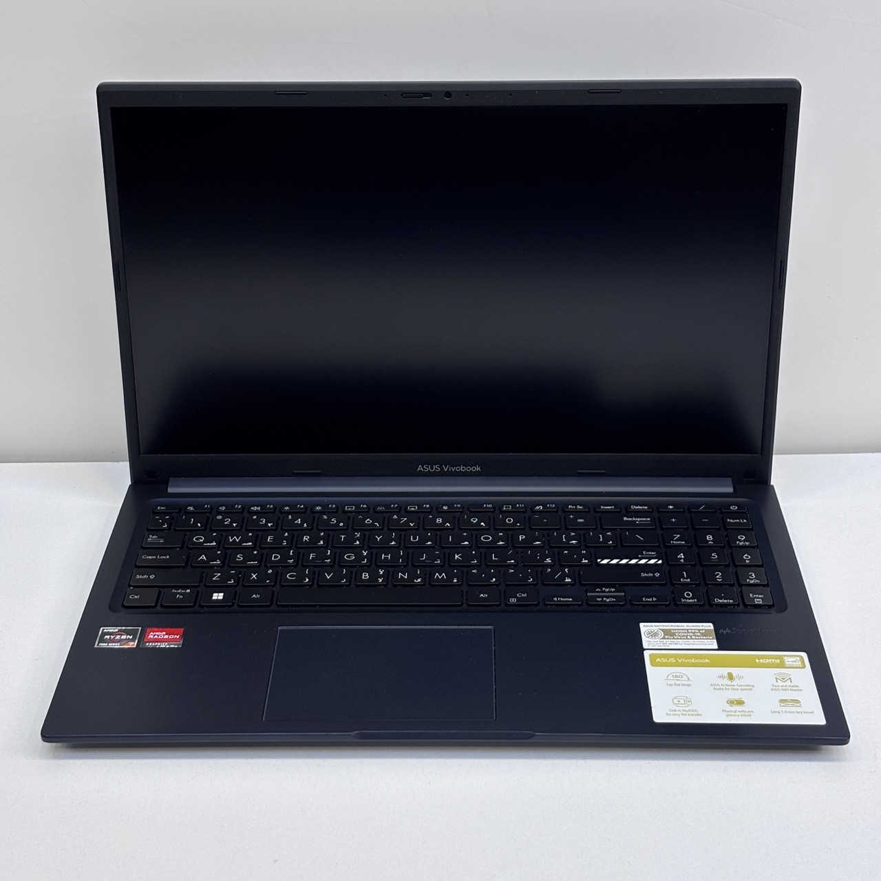 Asus VivoBook M1502Y – AMD Ryzen 7 7730U / 15 inch FHD/ 512GB SSD / 16GB RAM / AMD Radeon Graphics/ English Keyboard